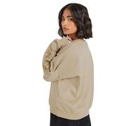 PixieGirl Petite Natural Brown Floral Embroidered Sweatshirt Petite