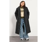 Pixiegirl Petite Padded Midi Coat In Black Black 6