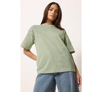 Pixiegirl Petite Paisley T-Shirt In Light Green Light Green