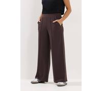 Pixiegirl Petite Pintuck Trousers In Chocolate Chocolate