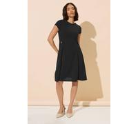 Pixiegirl Petite Pleated Mini Dress In Black Black 8