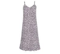 PixieGirl Petite Purple Animal Heart Print Pintuck Chemise Petite