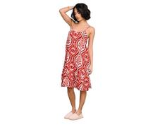 PixieGirl Petite Red Paisley Print Slip Midi Dress Petite