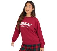 PixieGirl Petite Red 'Sunday Dreaming' Slogan Lounge Top Petite