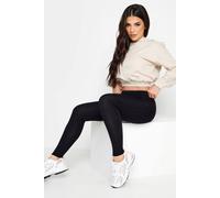 Pixiegirl Petite Ribbed Leggings In Black Black 8