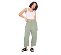 PixieGirl Petite Sage Green Acid Wash Cropped Trousers Petite
