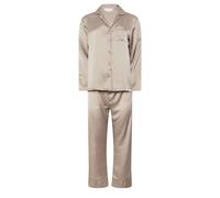 Pixiegirl Petite Satin Pyjama Set In Natural Natural 16-18