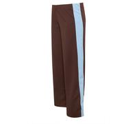 Pixiegirl Petite Scuba Wide Leg Trousers In Chocolate Chocolate 8