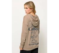 Pixiegirl Petite Slogan Hoodie In Natural Natural 10