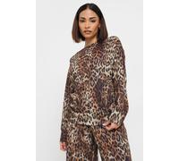 Pixiegirl Petite Soft Touch Jumper In Brown Brown