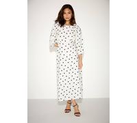 Pixiegirl Petite Spot Midi Dress In White White