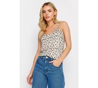 Pixiegirl Petite Spot Print Cami Vest Top In Light Brown Light Brown 14