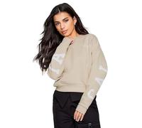 PixieGirl Petite Stone Brown 'California' Slogan Cropped Sweatshirt Petite