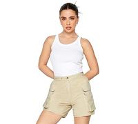 PixieGirl Petite Stone Brown Cargo Shorts Petite