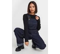 Pixiegirl Petite Straight Leg Dungarees In Blue Blue