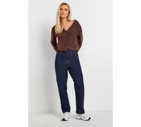 Pixiegirl Petite Straight Leg Jeans In Blue Blue