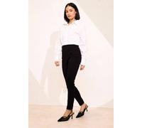 Pixiegirl Petite Stretch Skinny Fit Trousers In Black Black 18XS