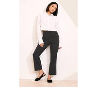 Pixiegirl Petite Stretch Straight Leg Trousers In Black Black 18S