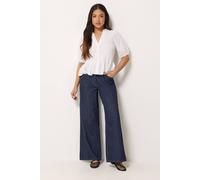 Pixiegirl Petite Stretch Wide Leg Jeans In Indigo Indigo