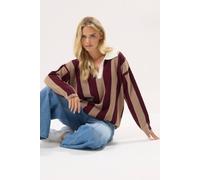 Pixiegirl Petite Stripe Knitted Jumper In Red Red 16-18