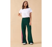 Pixiegirl Petite Striped Wide Leg Trousers In Green Green 10
