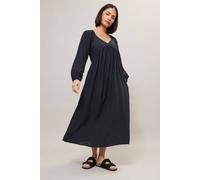Pixiegirl Petite Tie Smock Dress In Black Black 6