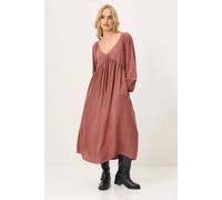 PixieGirl Petite Pink Woven Tie Back Smock Dress Petite