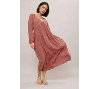 Pixiegirl Petite Tie Smock Dress In Pink Pink 8
