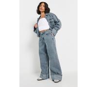 Pixiegirl Petite Turn Up Jeans In Blue Blue 14