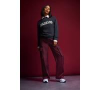 Pixiegirl Petite Utility Style Trousers In Wine Wine 14