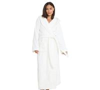 PixieGirl Petite White Luxury Soft Fleece Dressing Gown Petite