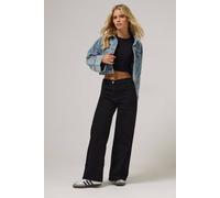 Pixiegirl Petite Wide Leg Jeans In Black Black 8