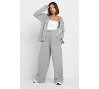 Pixiegirl Petite Wide Leg Joggers In Grey Grey