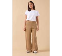 Pixiegirl Petite Wide Leg Joggers In Medium Beige Medium Beige 18