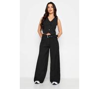 Pixiegirl Petite Wide Leg Trousers In Black Black 14