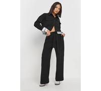 Pixiegirl Petite Wrap Belt Trousers In Black Black 12