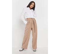 Pixiegirl Petite Wrap Belt Trousers In Pink Pink
