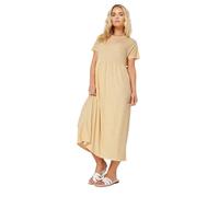 PixieGirl Petite Yellow Ditsy Floral Print Midi Smock Dress Petite