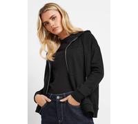 Pixiegirl Petite Zip Up Hoodie In Black Black 14
