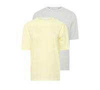 PixieGirl Women's Petite 2 Pack Seam Detail T-Shirts in Yellow | Size: 10