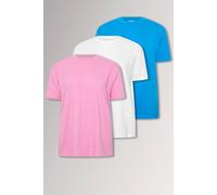 PixieGirl Women's Petite 3 Pack Cotton T-Shirts in Pink | Size: 8