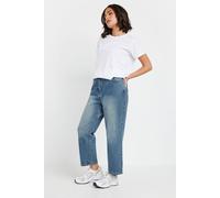 PixieGirl Women's Petite Ankle Grazer Straight Leg Jeans in Blue | Size: 10 PixieGirl Blue 10