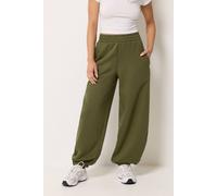 PixieGirl Women's Petite Balloon Joggers in Olive | Size: 10