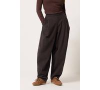PixieGirl Women's Petite Barrel Leg Trousers in Chocolate | Size: 18 PixieGirl Chocolate 18