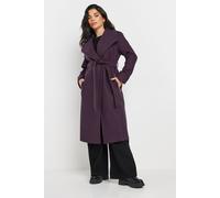 PixieGirl Women's Petite Belted Wrap Coat in Purple | Size: 14 PixieGirl Purple 14