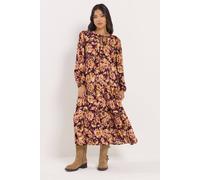 PixieGirl Women's Petite Blurred Floral Dress | Size: 8 PixieGirl Multicolor 8