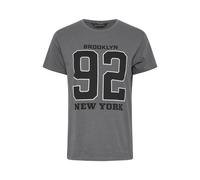 PixieGirl Women's Petite 'Brooklyn 92' Slogan T-Shirt in Grey | Size: 8 PixieGirl Grey 8
