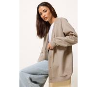 PixieGirl Women's Petite Button Cardigan in Light Brown | Size: 12 PixieGirl Light Brown 12