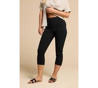 PixieGirl Women's Petite Capri Cropped Trousers in Black | Size: 16