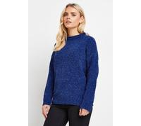 PixieGirl Women's Petite Chenille Jumper in Blue | Size: 12-14 PixieGirl Blue 12-14